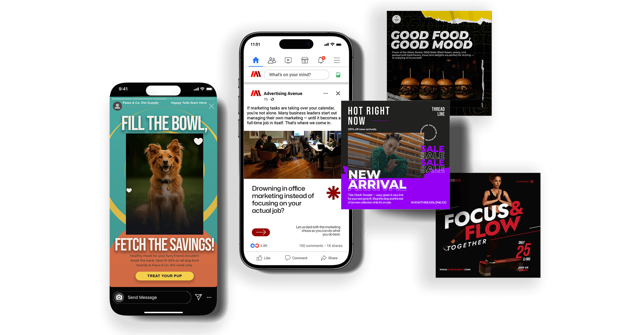 social media hero v04 | Advertising Avenue | Digital Marketing Agency